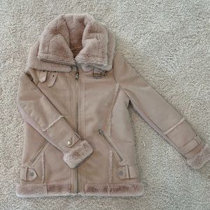 ASOS River Island Faux Fur Shearling Jacket